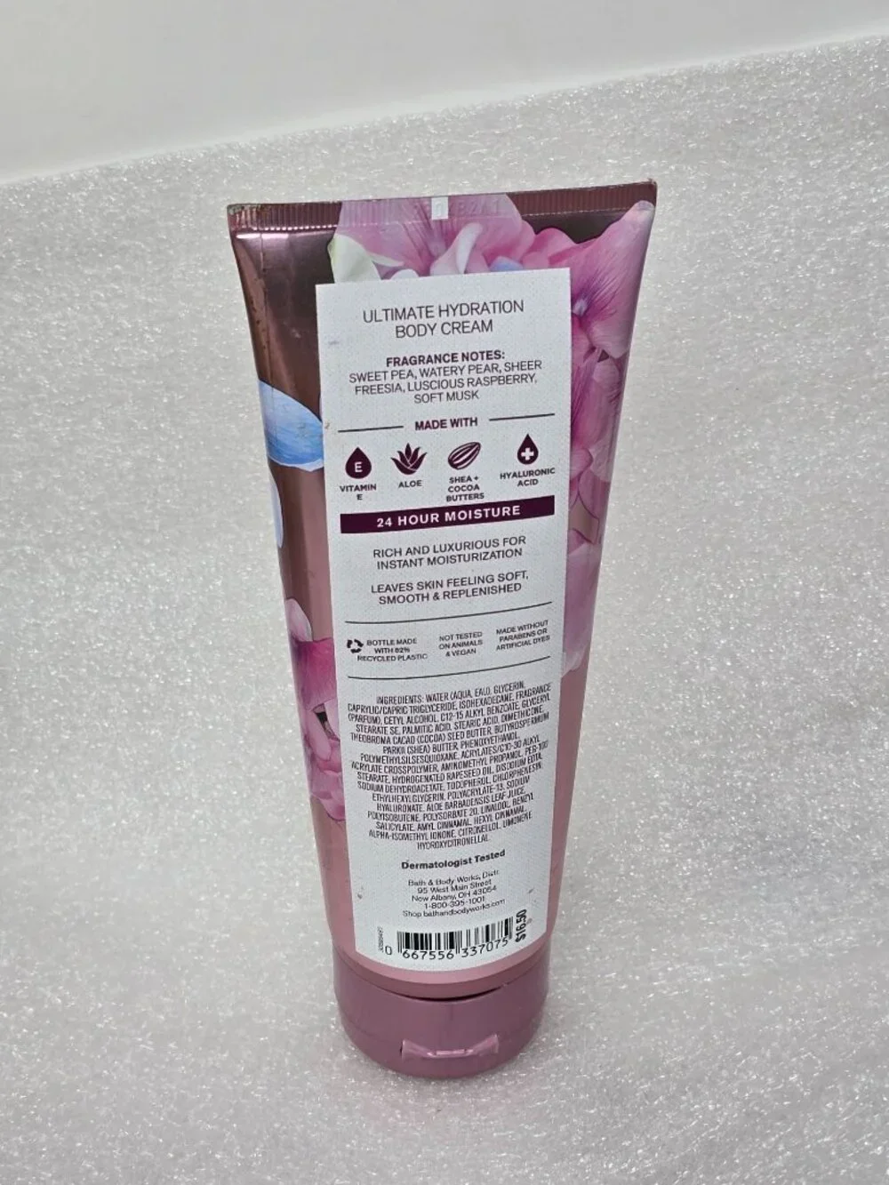 Bath & Body Works Sweet Pea Ultimate Hydration Body Cream With Shea Butter